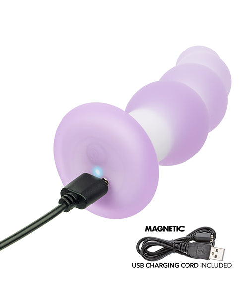 Lavender Haze Beaded Curved Anal Probe