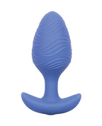 Cheeky Glow in the Dark Vibrating Butt Plug - Blue