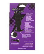 Rock Bottom Tap Beaded Anal Probe - Black