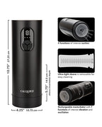 Bionic Vibro Stroker w/Oscillation & Suction - Black