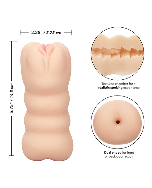 Cheap Thrills The Three - Way Dual Ended Masturbator - Ivory