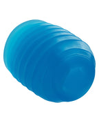 Pop Sock! Ribbed Masturbator - Blue