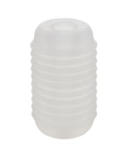 Pop Sock! Ribbed Masturbator - Clear
