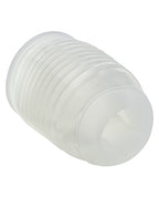 Pop Sock! Ribbed Masturbator - Clear