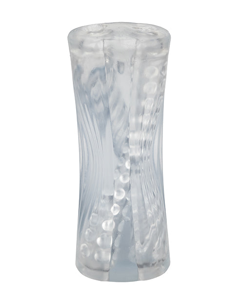 Cyclone Dual Ribbed Stroker - Clear