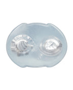Cyclone Dual Ribbed Stroker - Clear