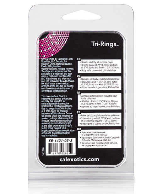 Tri - Rings - Black