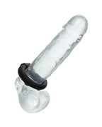Alpha Liquid Silicone Beaded Optimum Ring - Black