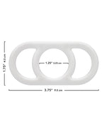 Alpha Liquid Silicone Commander Cock Ring - Natural