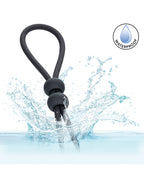 Alpha Liquid Silicone Dual Lasso - Black
