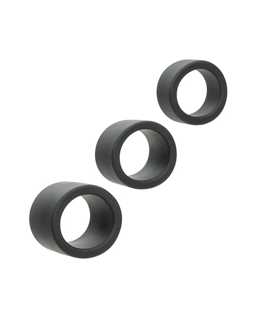 Alpha Liquid Silicone 3 Ring Stamina Set