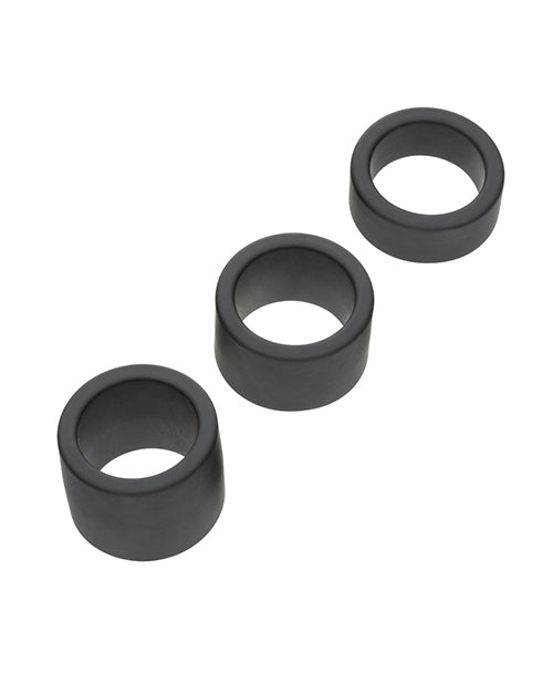 Alpha Liquid Silicone 3 Ring Stamina Set