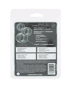 Alpha Liquid Silicone 3 Ring Stamina Set