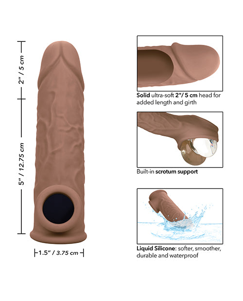 Performance Maxx Life - Like 7" Penis Extension - Brown