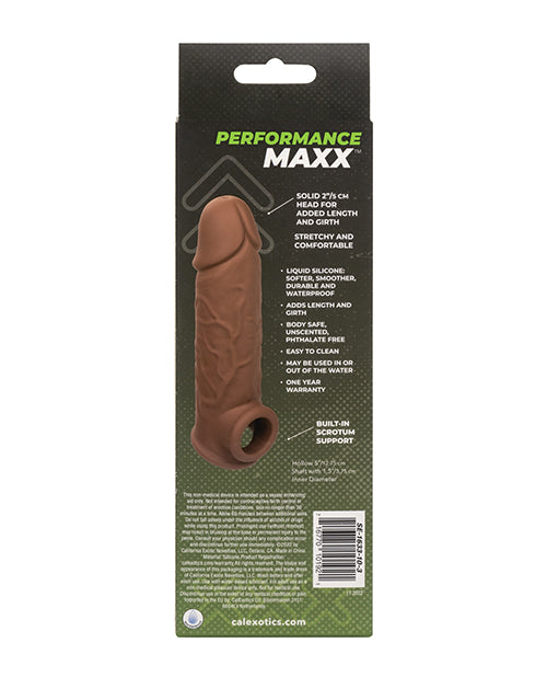 Performance Maxx Life - Like 7" Penis Extension - Brown