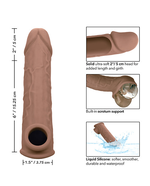 Performance Maxx Life - Like 8" Penis Extension - Brown
