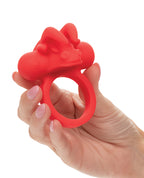 Couple' Enhancer Silicone Rechargeable The Matador Enhancer w/Triple Stimulation - Red