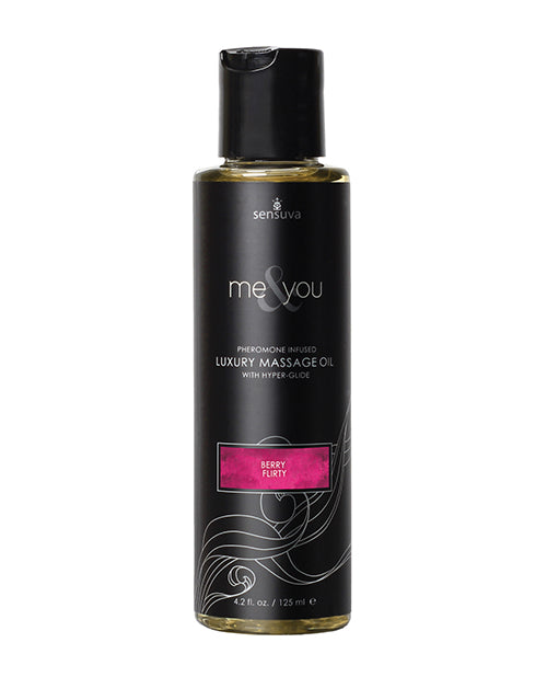 Sensuva Me & You Massage Oil - Berry Flirty