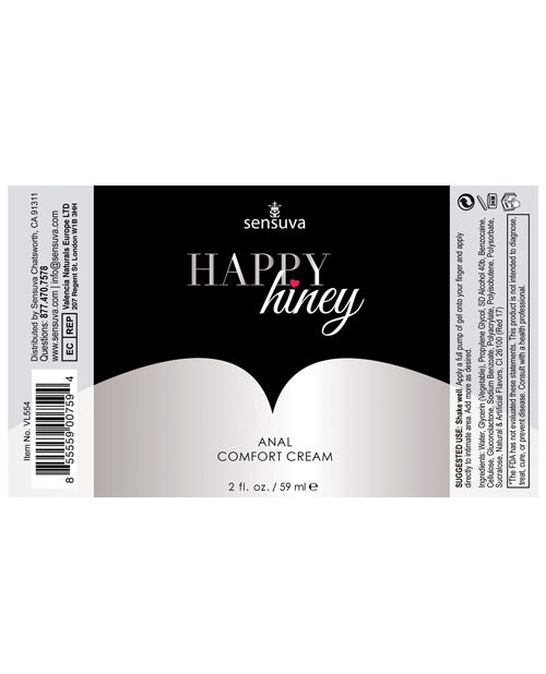 Sensuva Happy Hiney Anal Comfort Cream