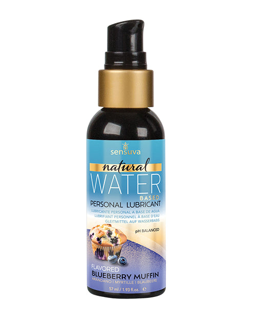 Sensuva Natural Water Based Personal Lubricant - Blueberry Muffin