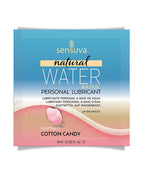 Sensuva Natural Water Based Personal Lubricant Single Use Packet - Cotton Candy