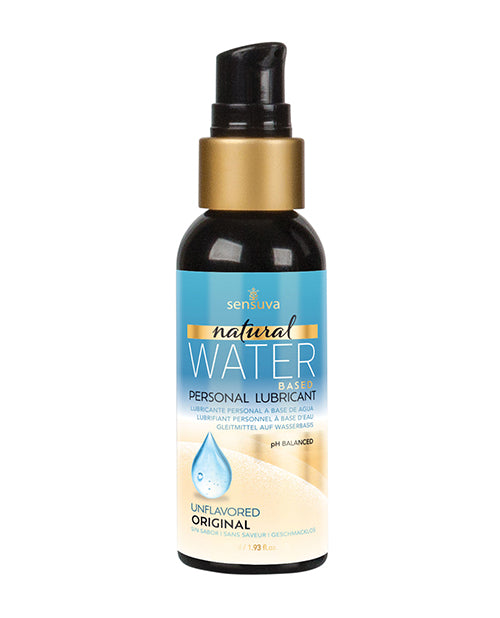 Sensuva Natural Water Based Personal Lubricant - Unscented