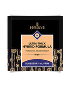Sensuva Ultra Thick Hybrid Personal Moisturizer Single Use Packet - Blueberry Muffin