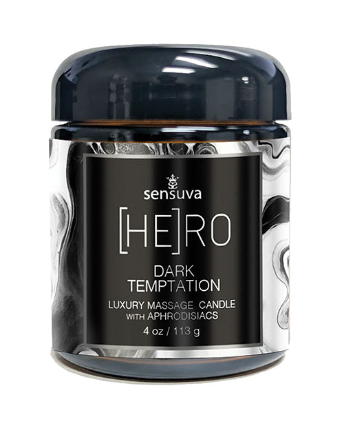 Sensuva Hero Dark Temptation Luxury Candle - Ocean & Forest