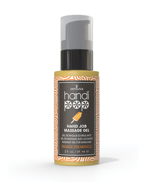 Handipop Hand Job Massage Gel - Bottle Orange Creamsicle