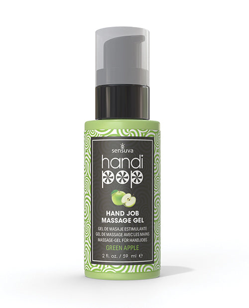 Handipop Hand Job Massage Gel - Bottle Green Apple