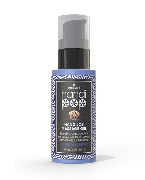 Handipop Hand Job Massage Gel - Bottle Blueberry Muffin