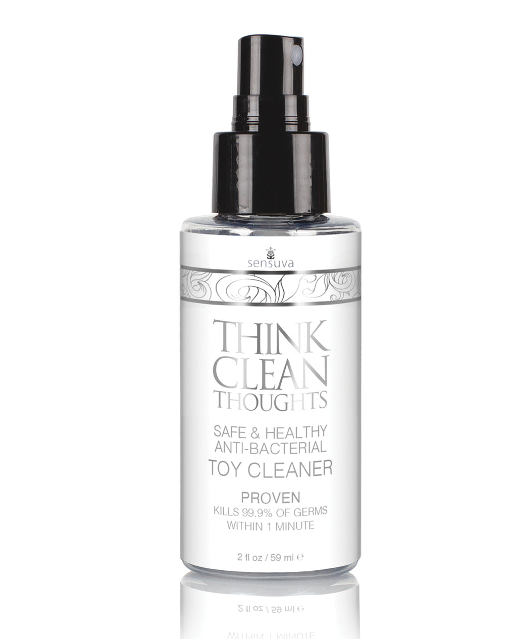 Sensuva Think Clean Thoughts Anti Bacterial Toy Cleaner - Bottle