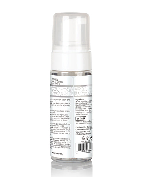 Sensuva Think Clean Thoughts Foaming Toy Cleaner