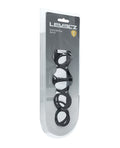 Shots Levelz Set of 4 Silicone Cock & Ball Rings - Black