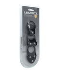 Shots Levelz Silicone Training Cock Ring Set of 3 - Black