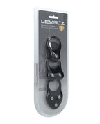 Shots Levelz Silicone Training Cock Ring Set of 3 - Black