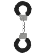 Shots Ouch Beginner' Handcuffs Furry - Black