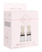 Shots Pumped Nipple Suction Set - Clear