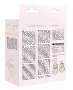 Shots Pumped Nipple Suction Set - Clear