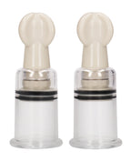 Shots Pumped Nipple Suction Set - Clear