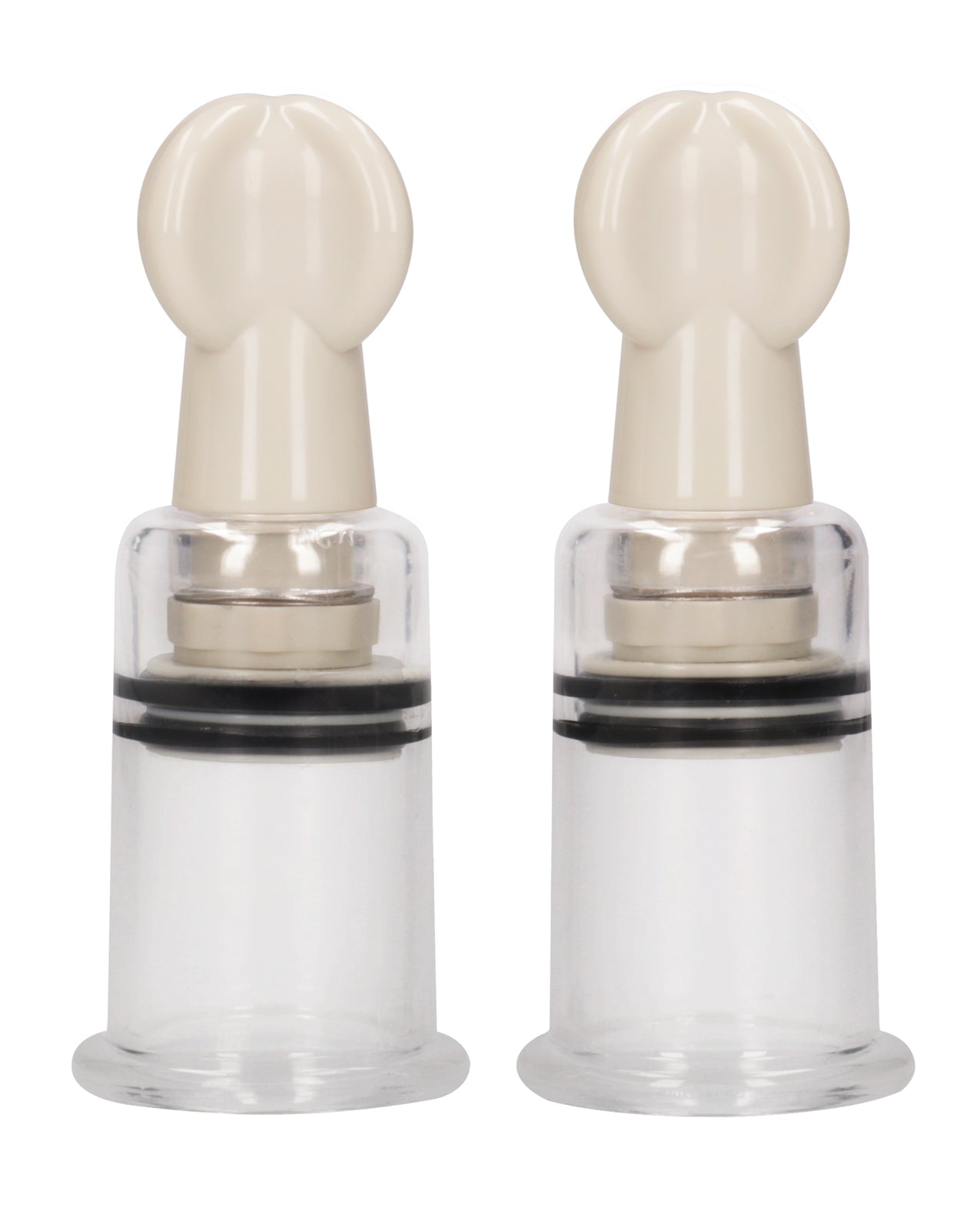 Shots Pumped Nipple Suction Set - Clear
