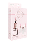 Shots Pumped Clitoral & Nipple Pump Set - Rose Gold