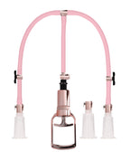 Shots Pumped Clitoral & Nipple Pump Set - Rose Gold
