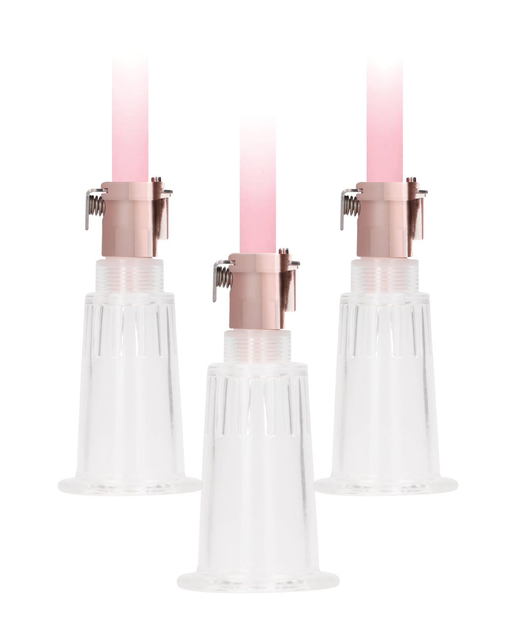 Shots Pumped Clitoral & Nipple Pump Set - Rose Gold