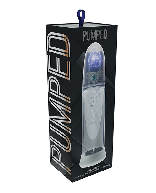 Shots Pumped Aqua - Pro Penis Pump - Gray