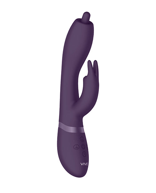 Shots Vive Nilo Pinpoint Rotating G - Spot Rabbit - Purple