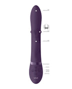 Shots Vive Halo Up & Down Ring G - Spot Rabbit - Purple