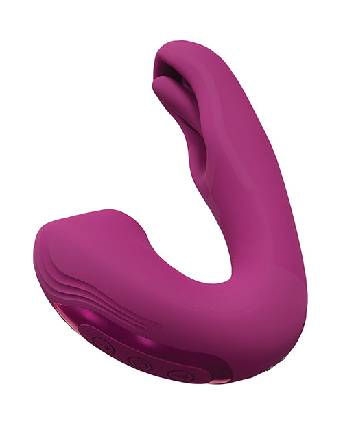 Shots Vive Yuna Dual Action Airwave Vibrator & G - Spot Stimulator - Pink