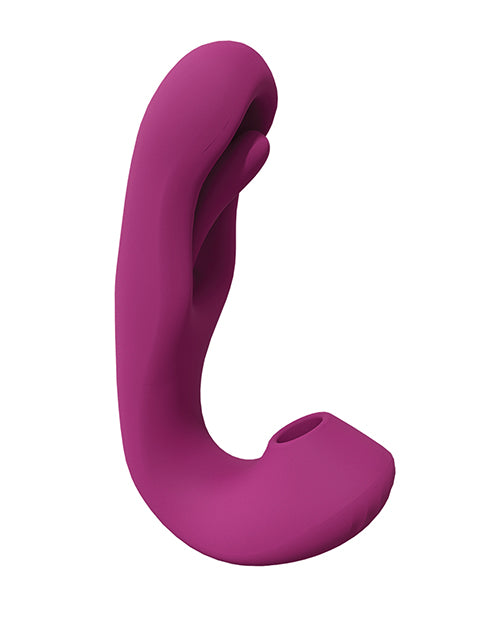 Shots Vive Yuna Dual Action Airwave Vibrator & G - Spot Stimulator - Pink