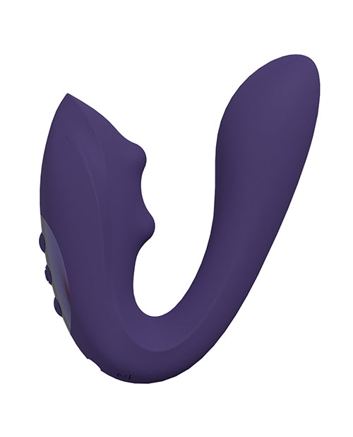 Shots Yuki Dual Action G - Spot Vibrator w/Massaging Beads - Purple